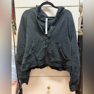 Lululemon Black Half Zip Hooded Scuba Size XL/XXL